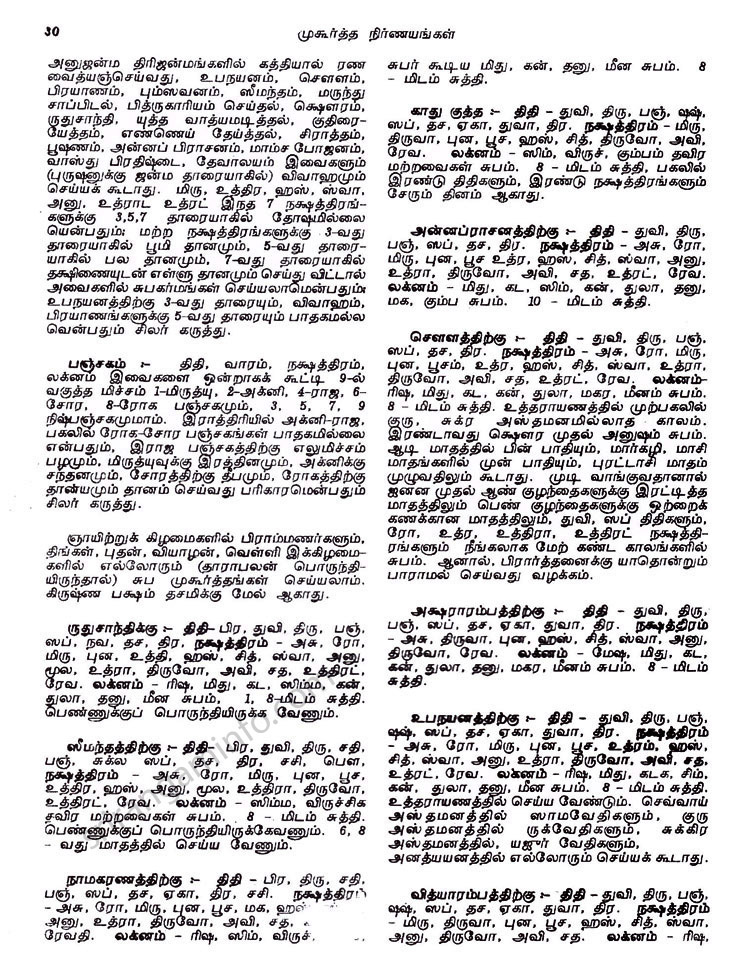 Panchangam